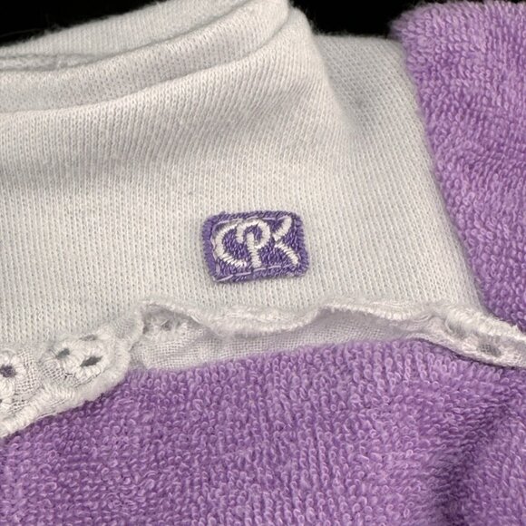 Cabbage Patch Kids Coleco 1987 Purple White Sleeper Vtg Terry Cloth Small READ - Picture 3 of 11